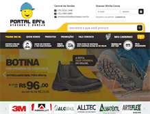 Tablet Screenshot of portalepis.com.br